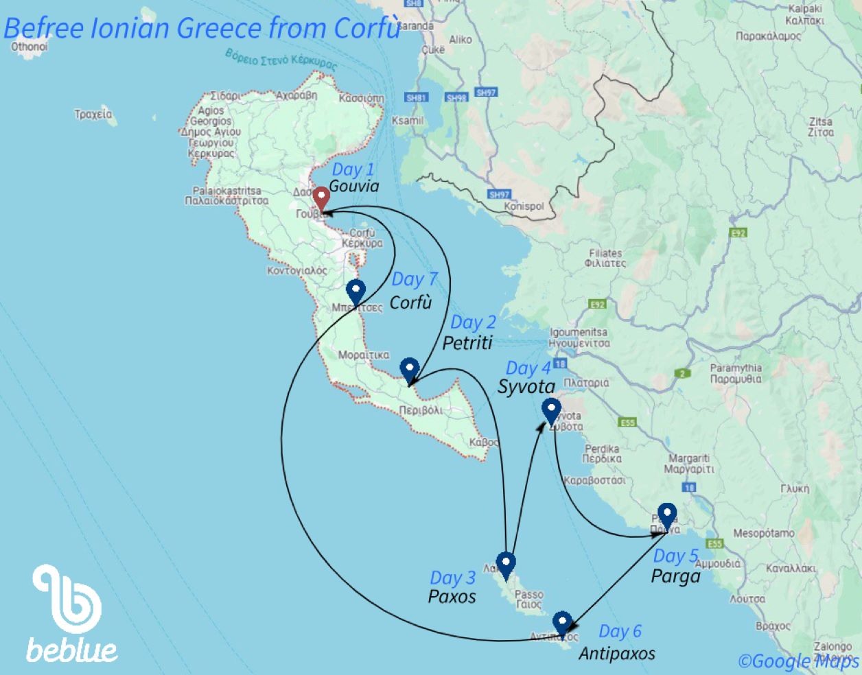 BeFree Grecia Ionica da Corfù - ID 576